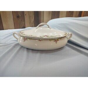 Johnson Bros Vintage Vegetable Dish Pink Roses